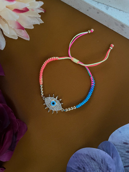 AD Evil Eye Charm Rakhi Lumba
