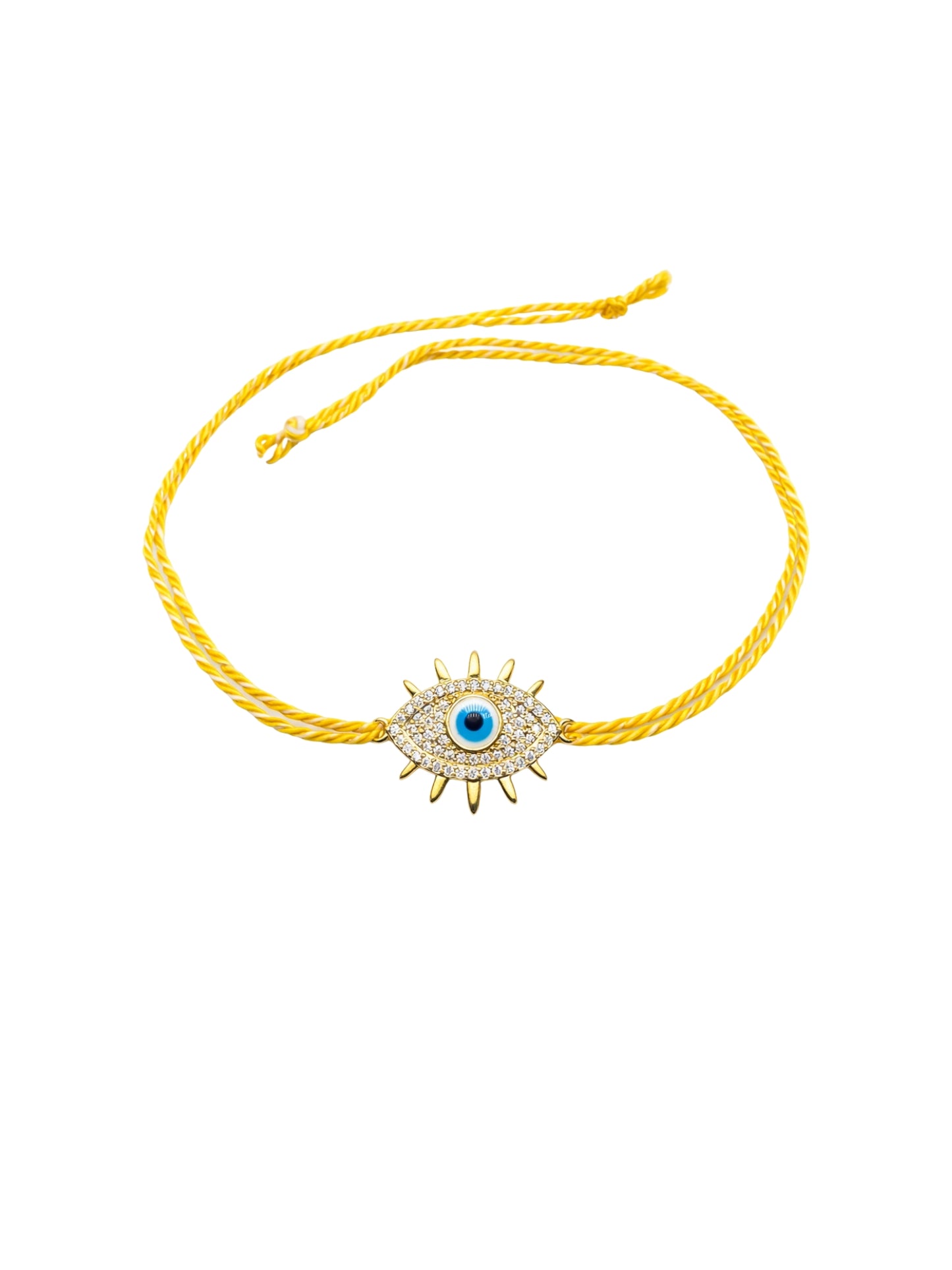 (Set of 2) Evil Eye Ganesha Rakhi Bracelet Bhai Bhaiya Bro