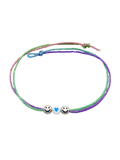 Smiley Heart Kids Rakhi Bracelet For Bhaiya Bro