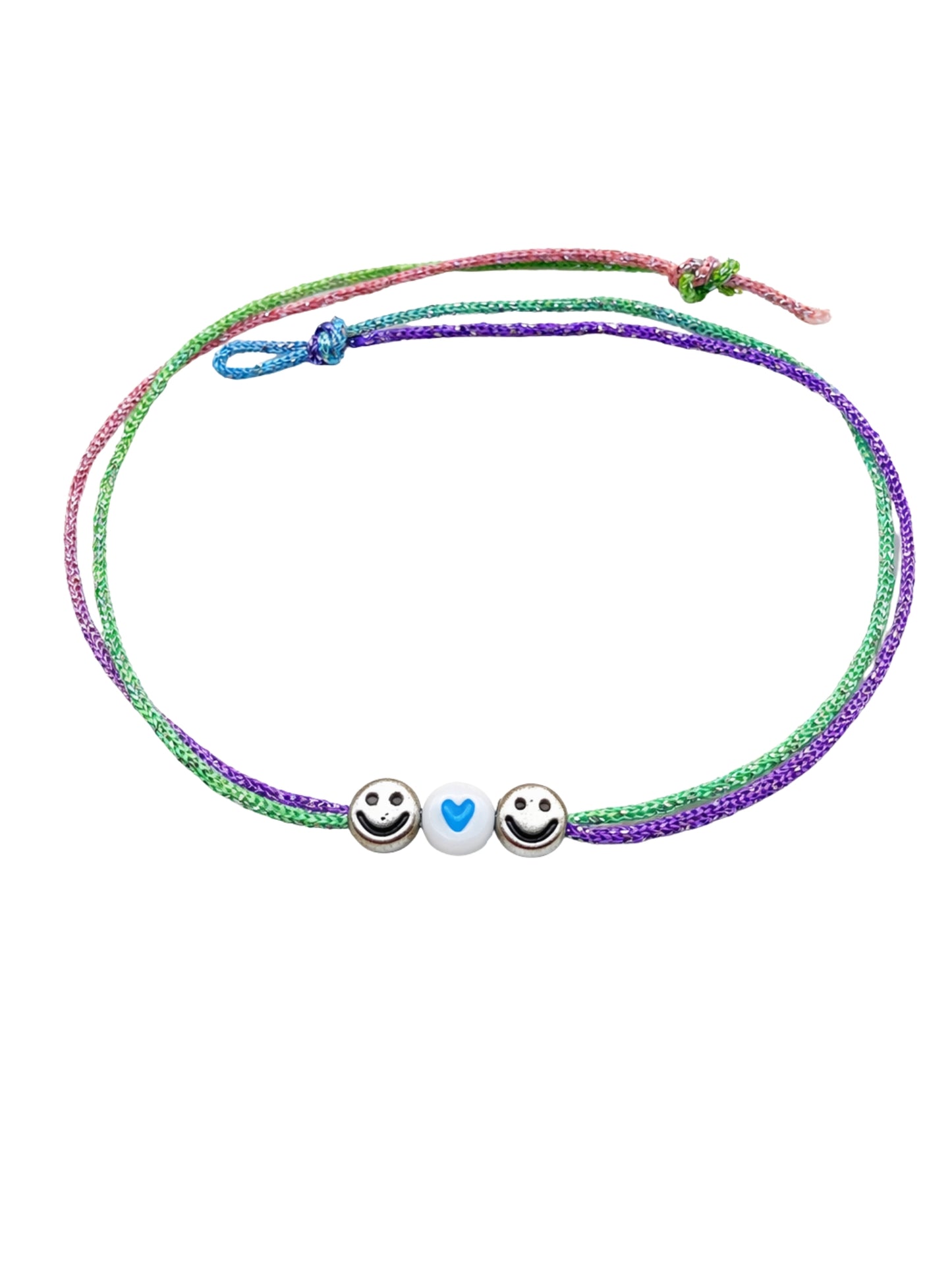 (Set of 2) Evil Eye Smiley Rakhi Bracelet For Bhai Bhaiya Bro