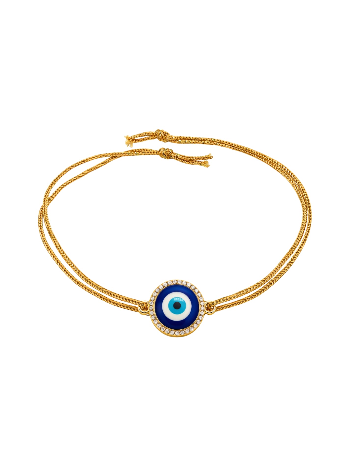 (Set of 2) Evil Eye Black Ball Bracelet Rakhi For Bhai Bhaiya Bro