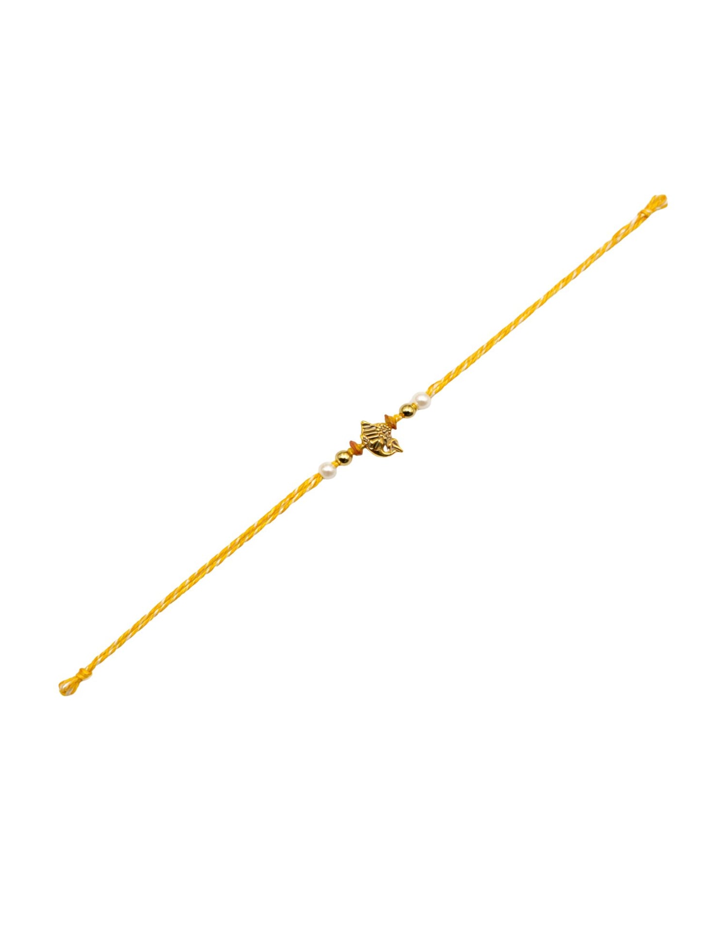 Ganesha Charm Rakhi Bracelet For Bhai Bhaiya Bro