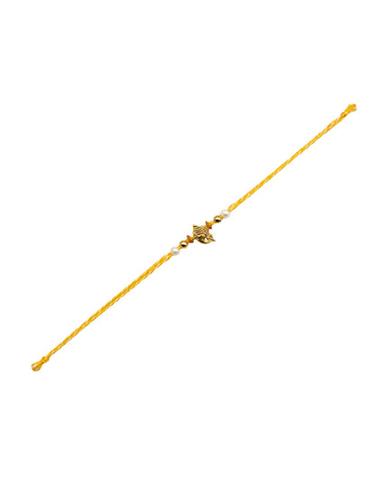 Ganesha Charm Rakhi Bracelet For Bhai Bhaiya Bro