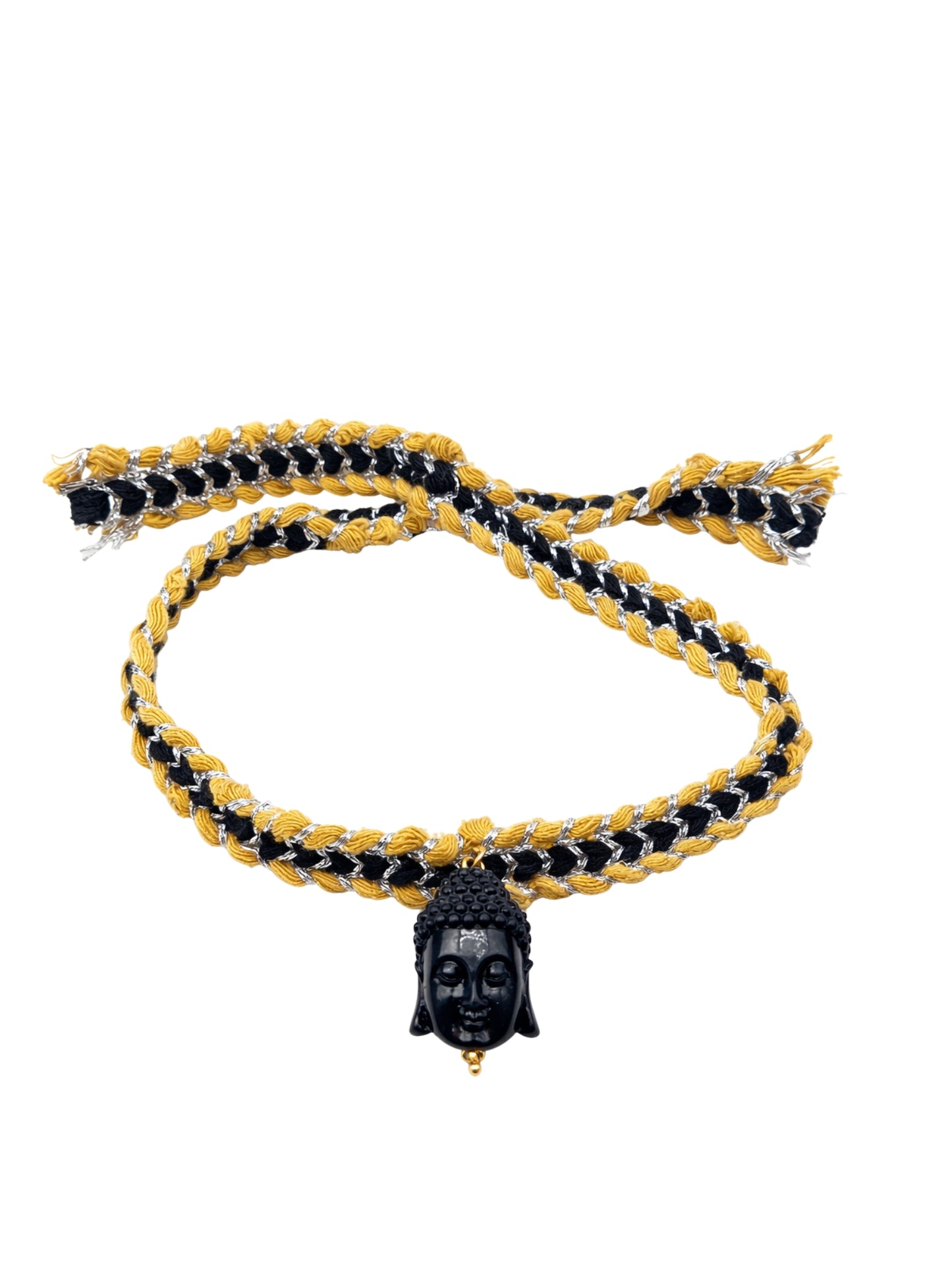 Black Buddha Rakhi Bracelet For Bhai Bhaiya Bro
