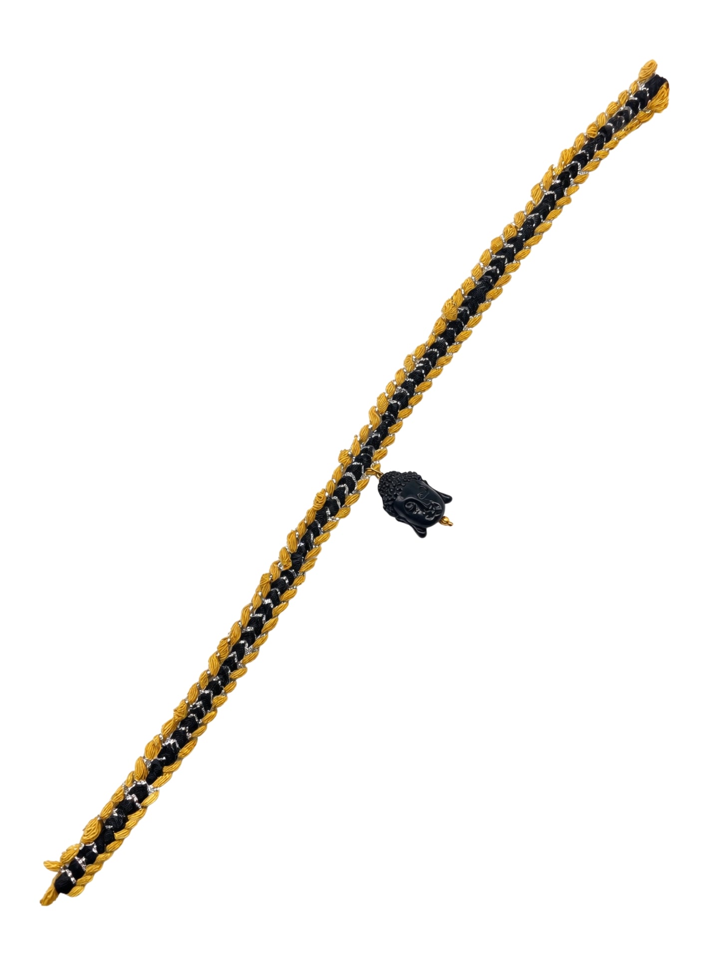Black Buddha Rakhi Bracelet For Bhai Bhaiya Bro