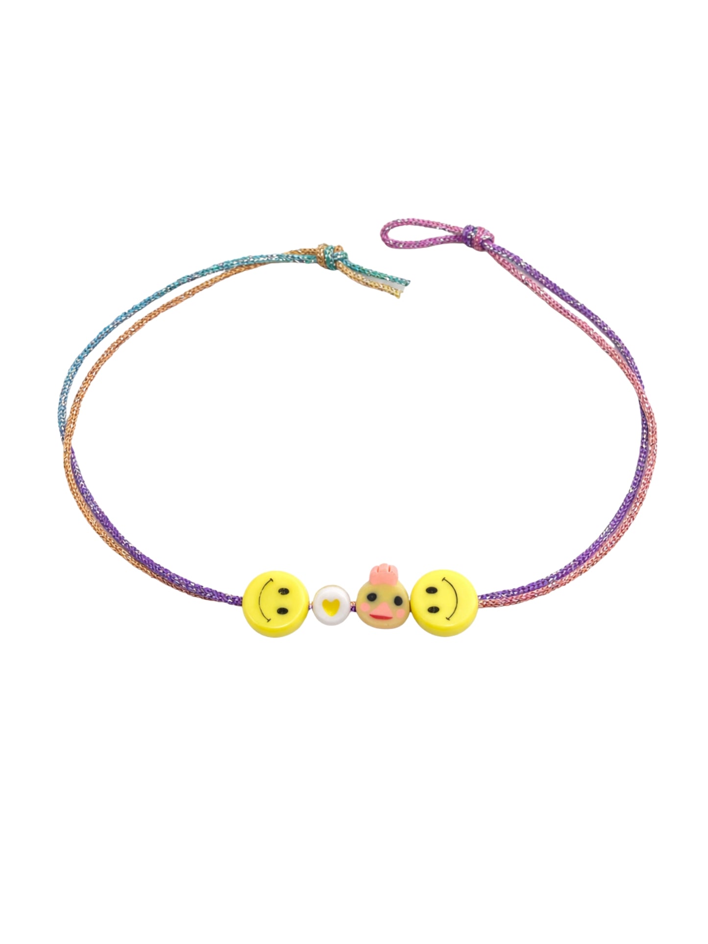 (Set of 2) Smiley Kids Cartoon Rakhi Bracelet Bro Gift