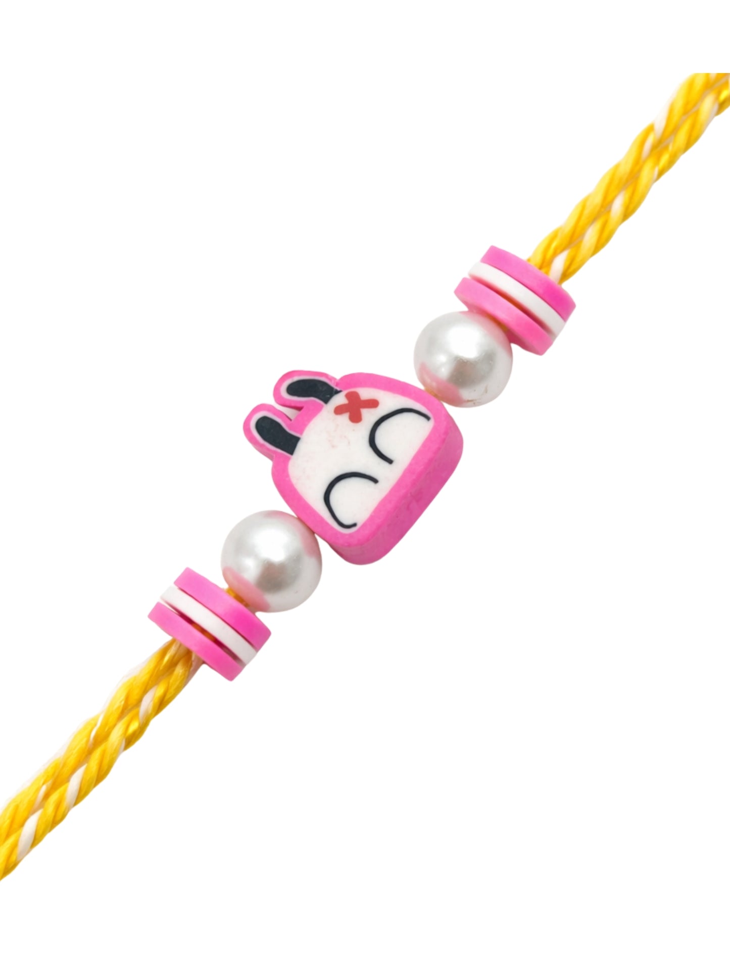 Bunny Pearl Kids Rakhi Bracelet For Bhai Bhaiya Bro
