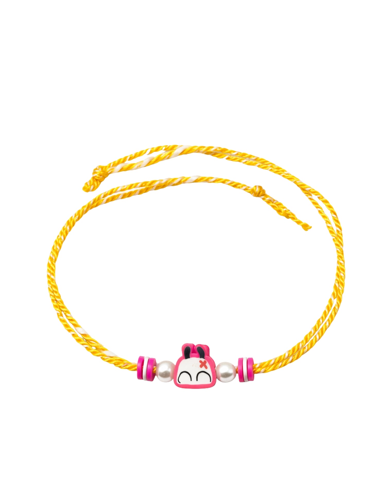 Bunny Pearl Kids Rakhi Bracelet For Bhai Bhaiya Bro