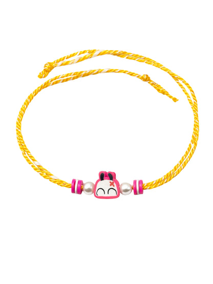 (Set of 2) Bunny Kids Cartoon Rakhi Bracelet Bro Gift