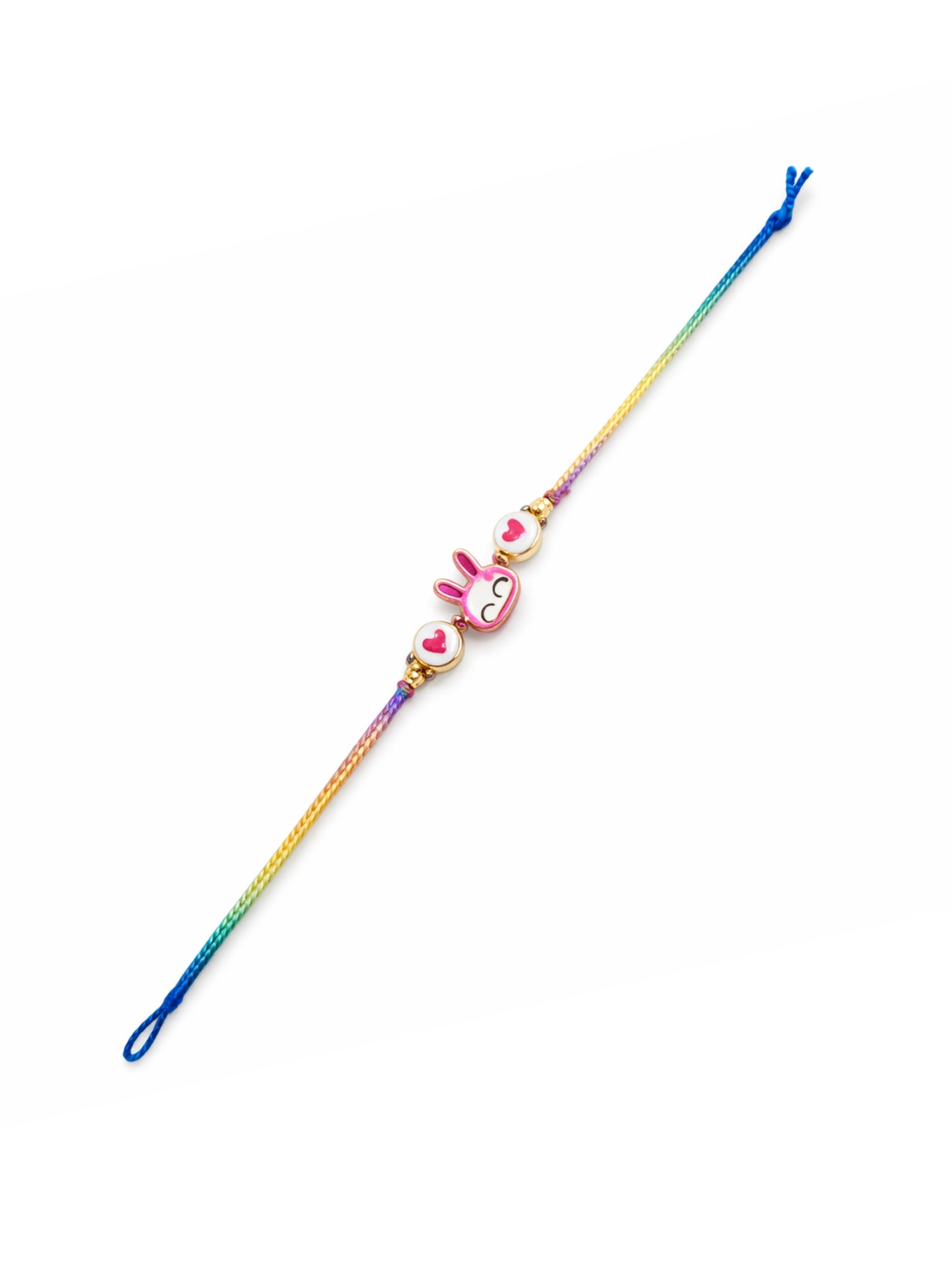Bunny Rainbow Kids Rakhi Bracelet For Bhai Bhaiya Bro
