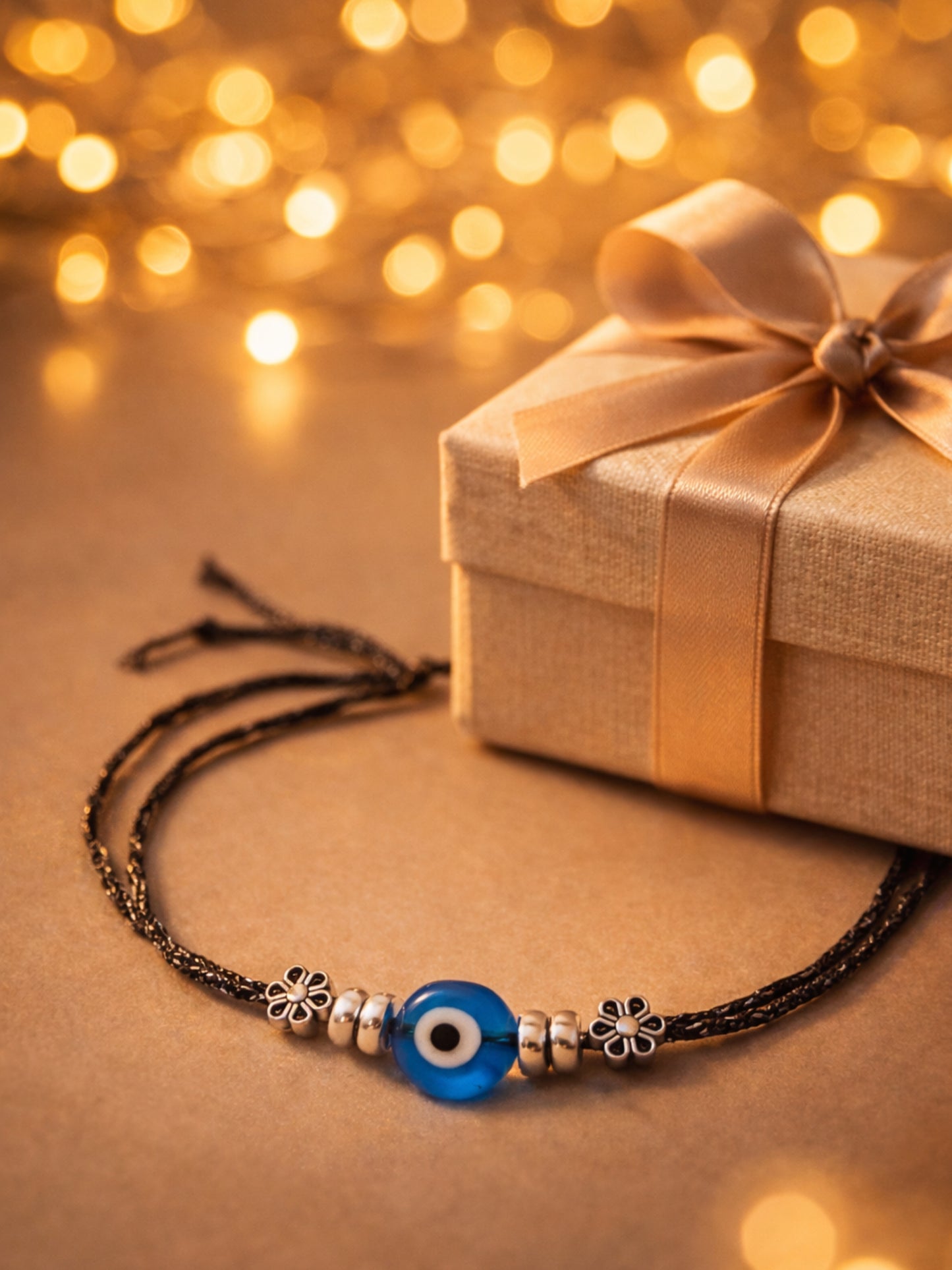 Evil Eye Charm Rakhi Bracelet For Bhai Bhaiya Bro