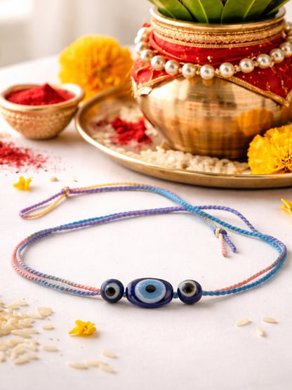 Evil Eye Rakhi Bracelet for Bhai Bhaiya Bro
