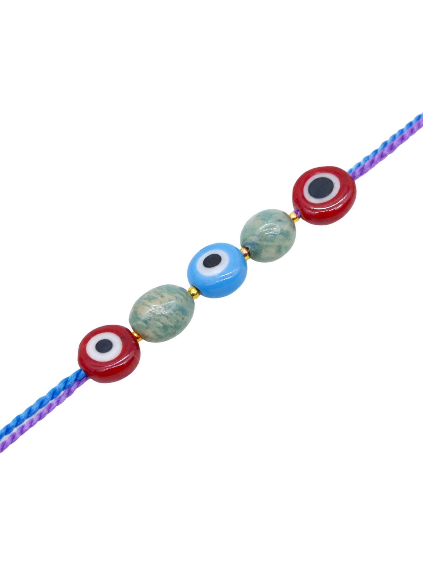 Evil Eye Beads Rakhi Bracelet for Bhai Bhaiya Bro
