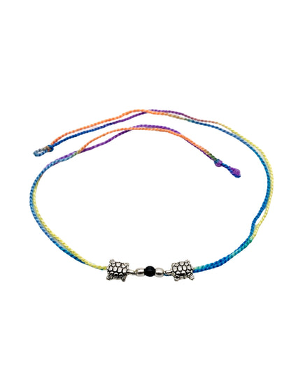 (Set of 2) Fish Turtle Charm Rakhi Bracelet for Bhai Bhaiya Bro