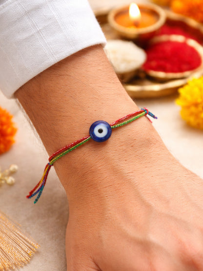 Evil Eye Bracelet Rakhi For Bhai Bhaiya Bro|Nazariya Rakh