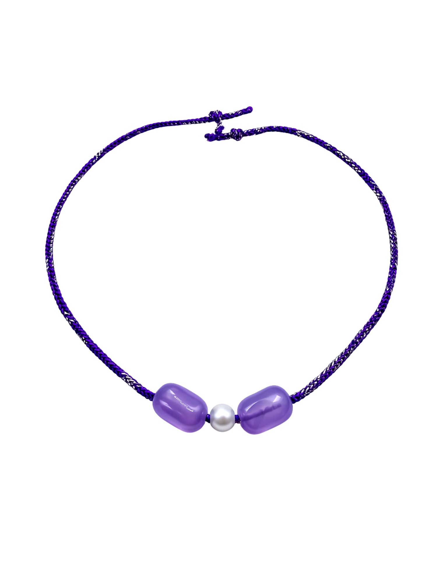 Lavender Pearl Beads Rakhi Bracelet For Bhai Bhaiya Bro