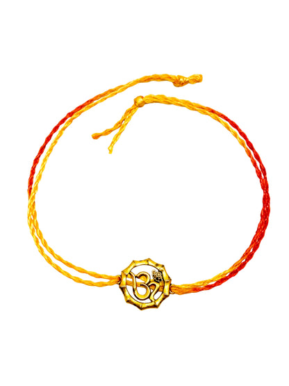 Om Charm Bracelet Rakhi Mauli Thread For Bhai Bhaiya Bro