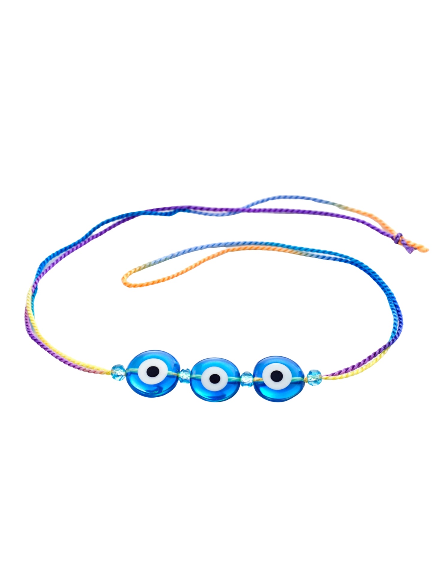 Triple Evil Eye Bracelet Rakhi For Bhai Bhaiya Bro