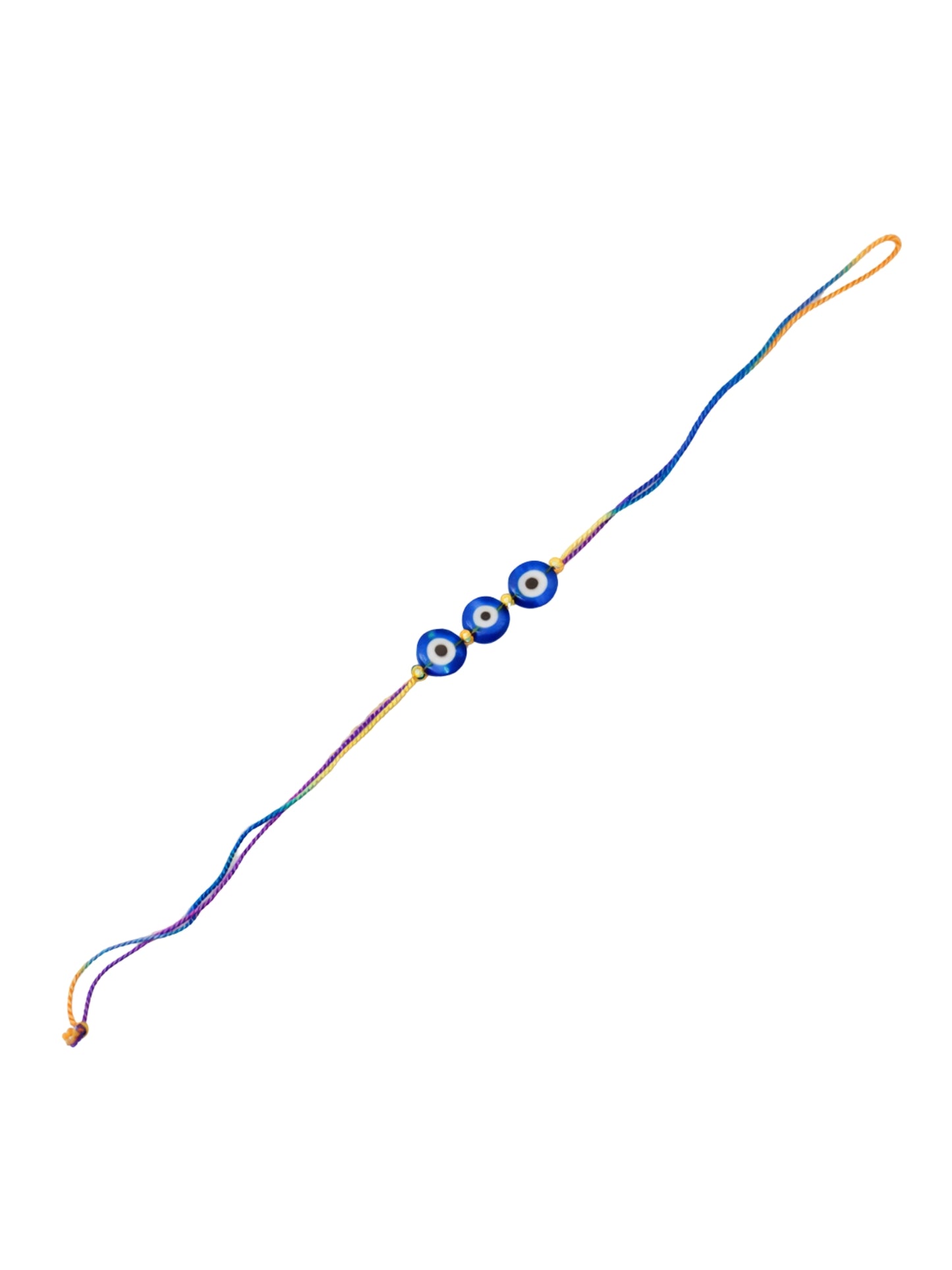 Triple Evil Eye Bracelet Rakhi For Bhai Bhaiya Bro
