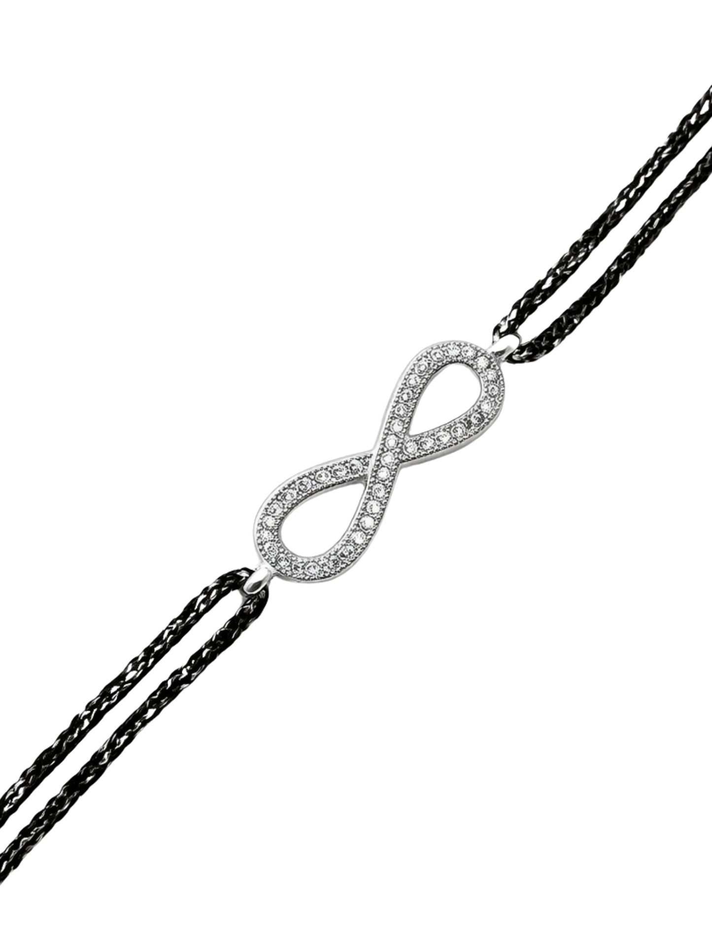 Silver Infinity Bracelet Rakhi For Bhai Bhaiya Bro