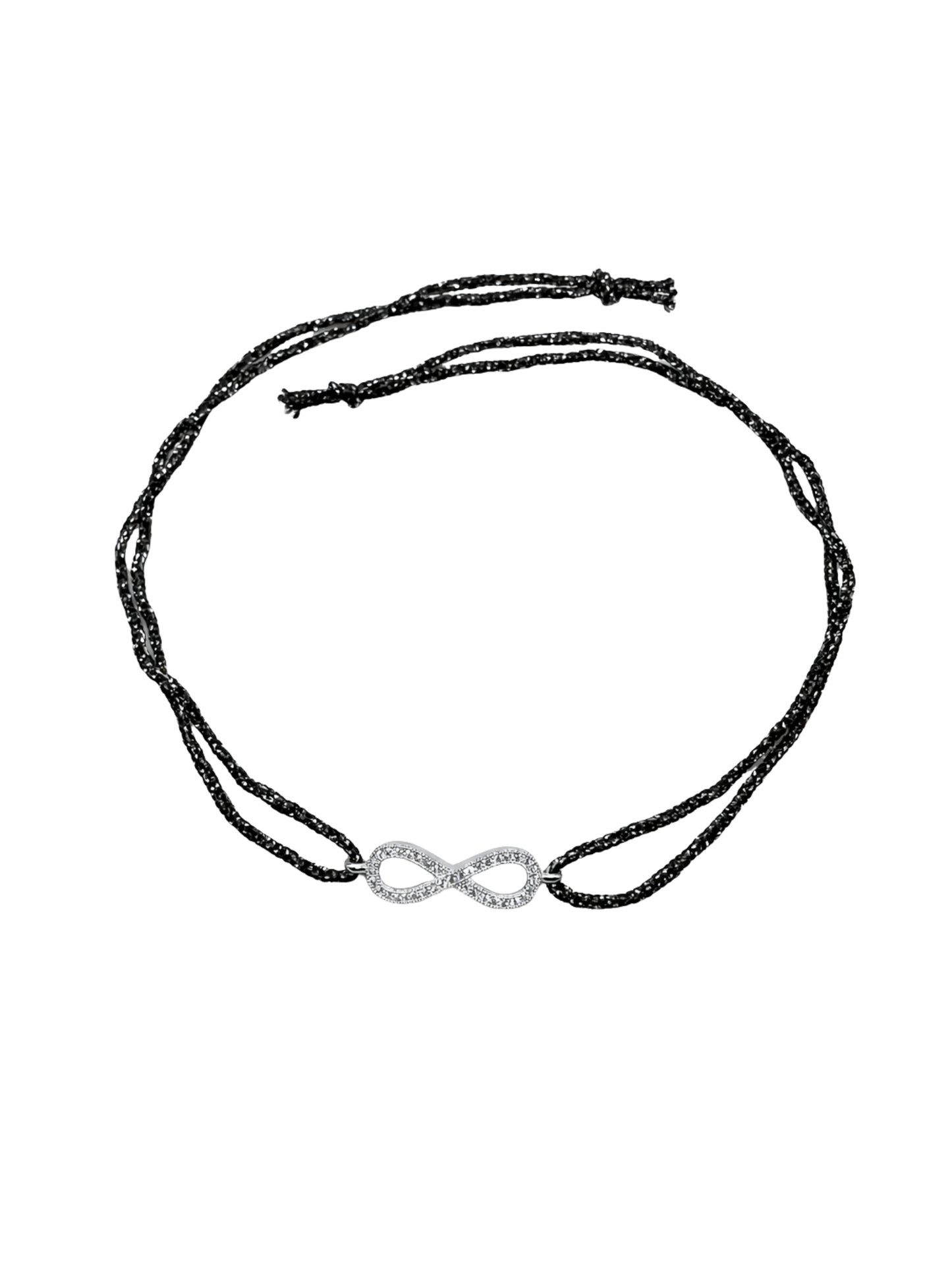 Silver Infinity Bracelet Rakhi For Bhai Bhaiya Bro