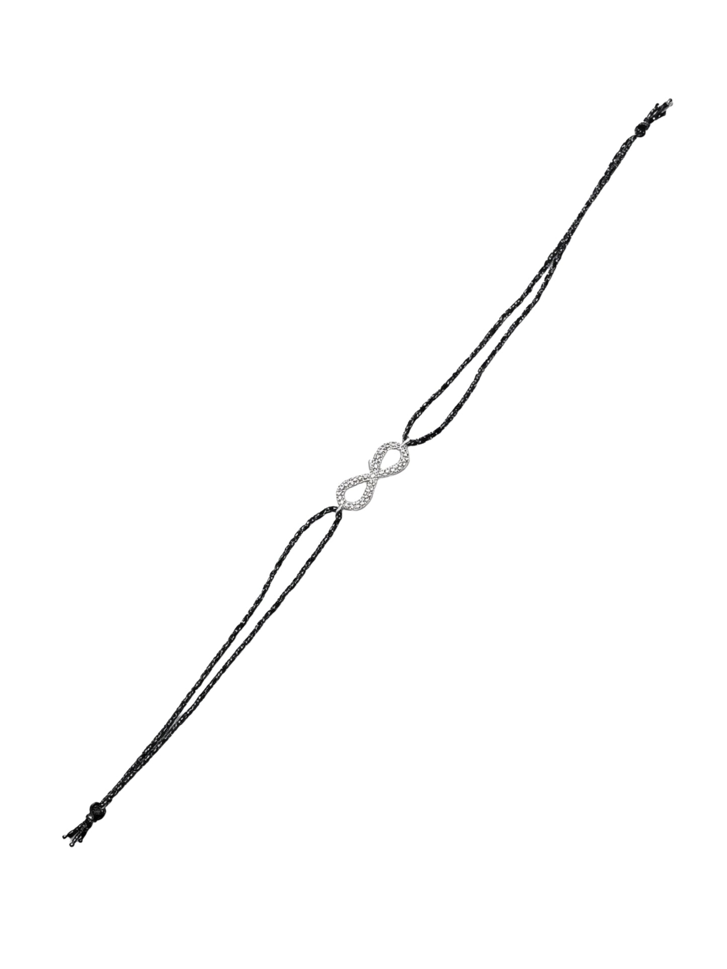 Silver Infinity Bracelet Rakhi For Bhai Bhaiya Bro