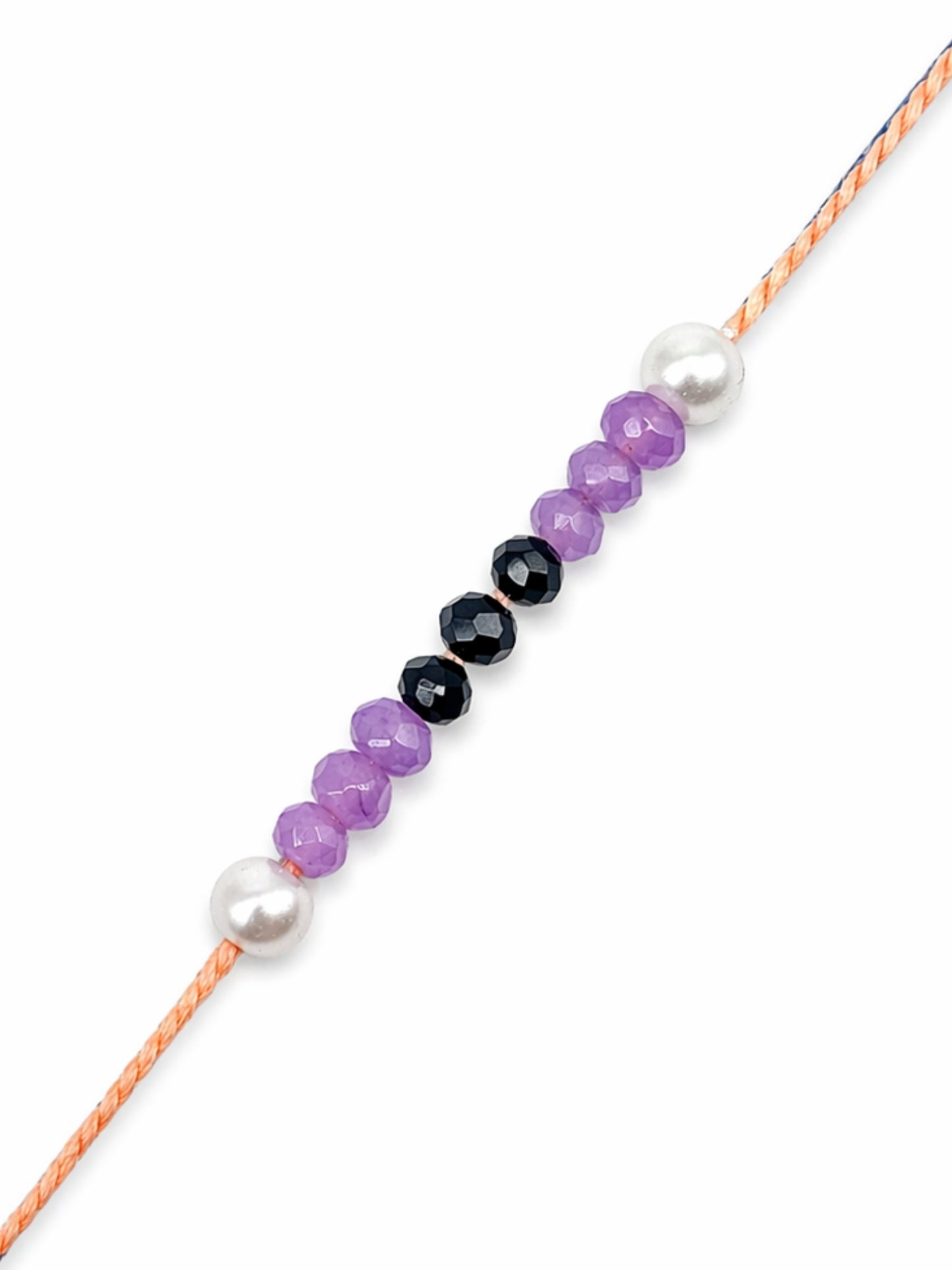 Beaded Pearl Rakhi Bracelet For Bhai Bhaiya Bro Gift