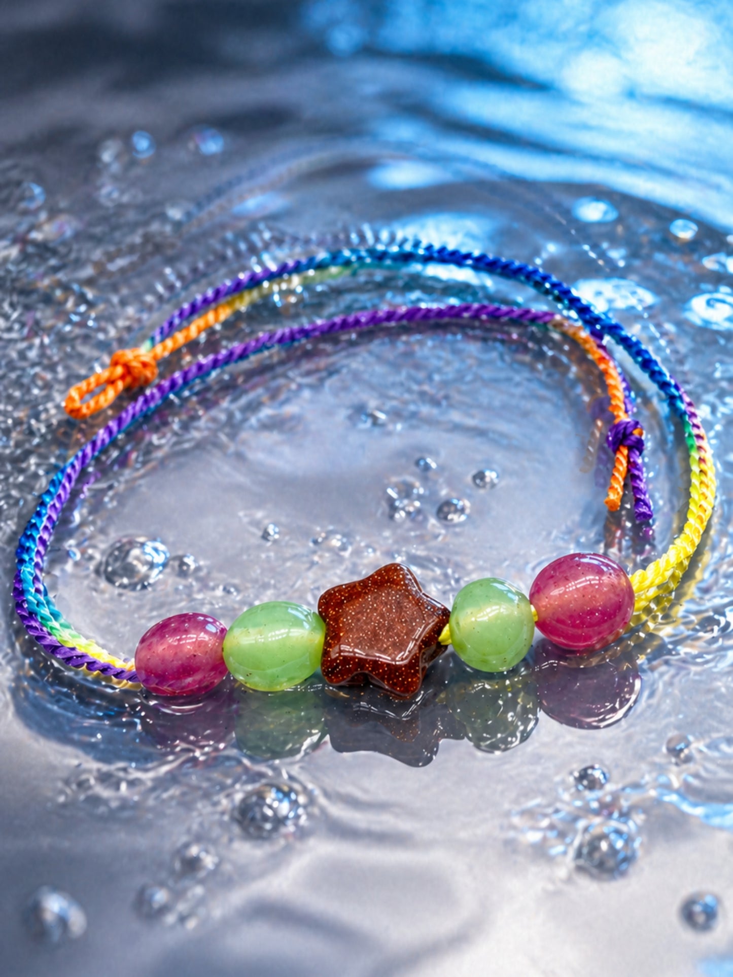 Star Bead Bracelet Kids Rakhi For Bhai Bhaiya Bro Gift