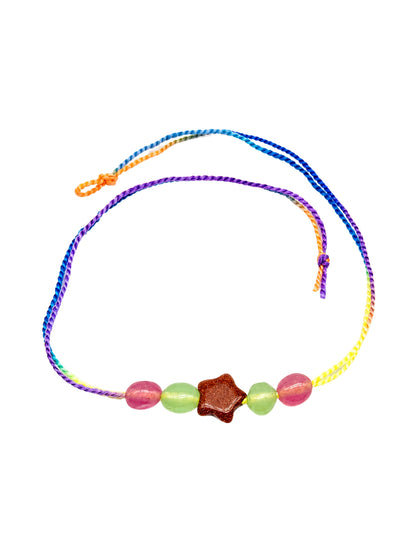 Star Bead Bracelet Kids Rakhi For Bhai Bhaiya Bro Gift