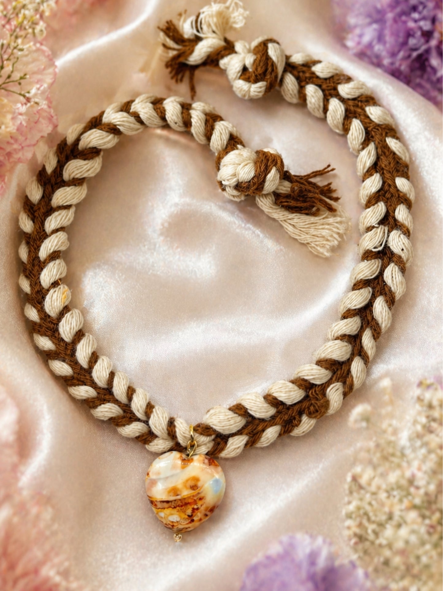 Natural Stone Rakhi Bracelet For Bhai Bhaiya Bro Gift