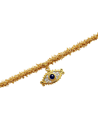 Evil Eye Charm Rakhi Bracelet For Bhai Bhaiya Bro