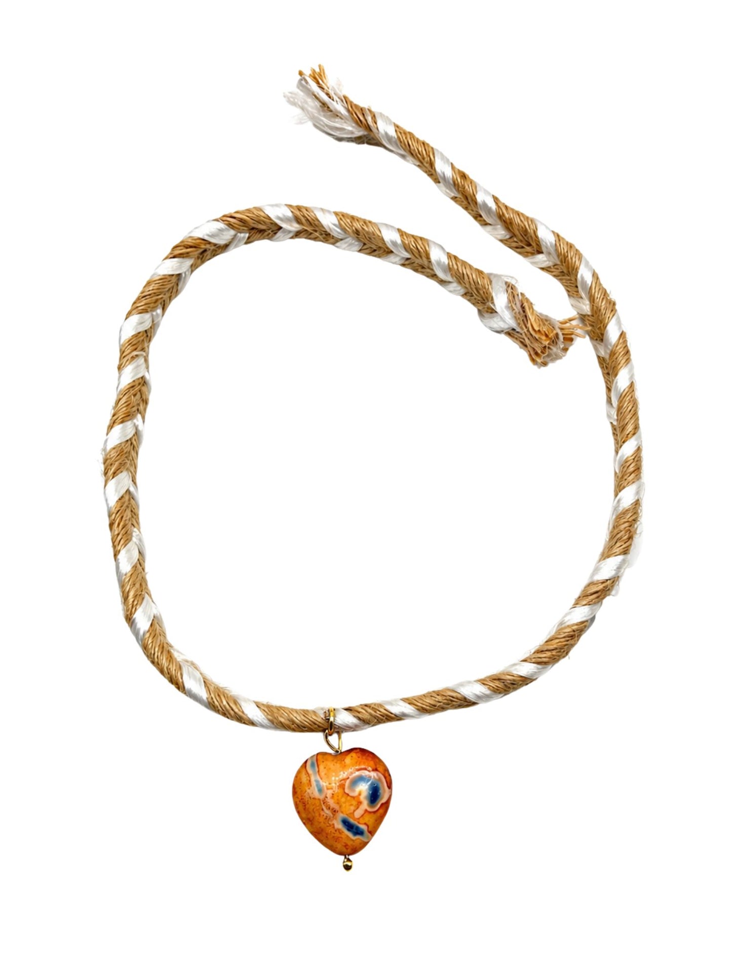 Healing Stone Heart Bracelet Rakhi For Bhai Bhaiya Bro Gift