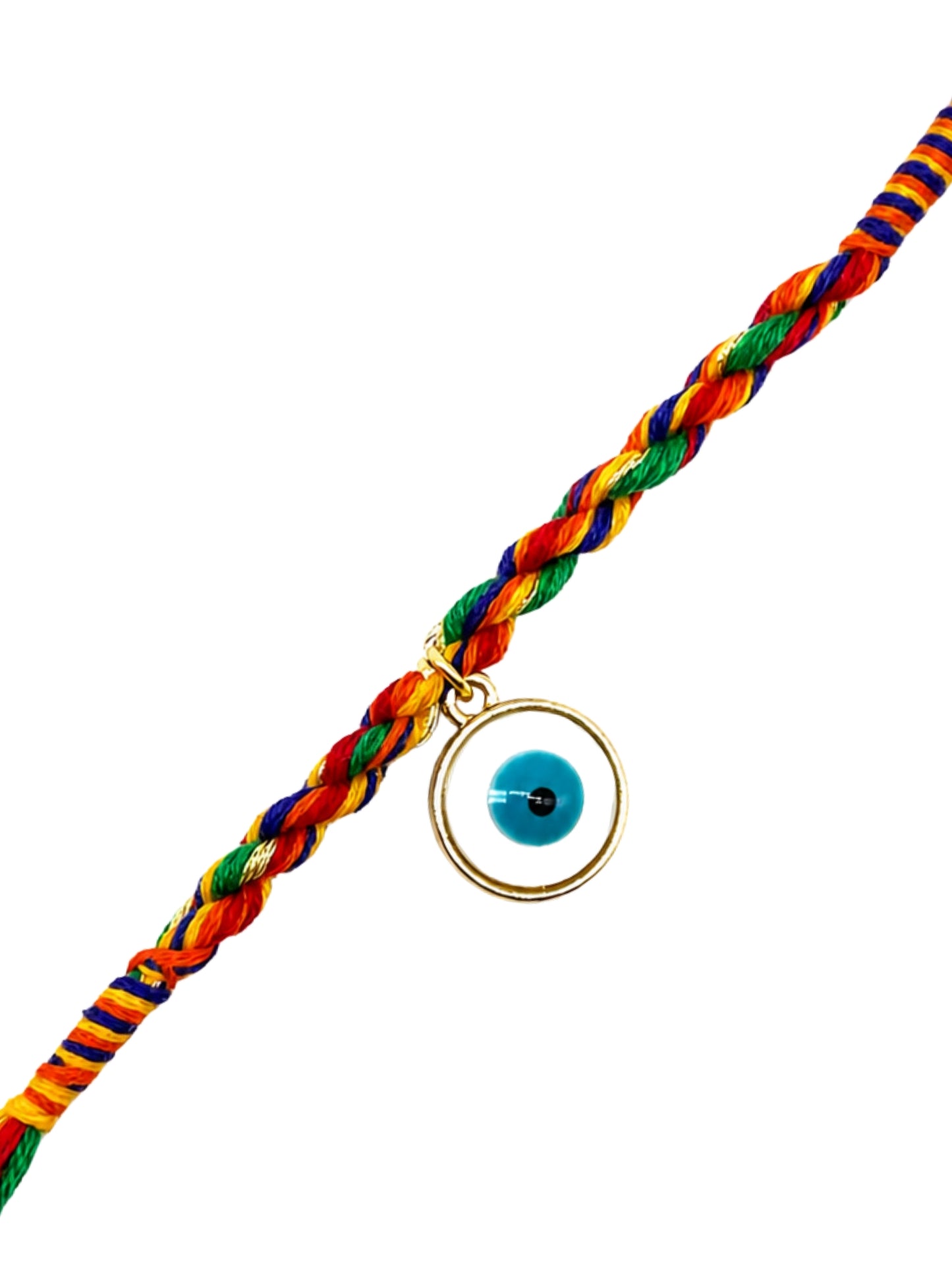 Round Evil Eye Rakhi Bracelet For Bhai Bhaiya Bro