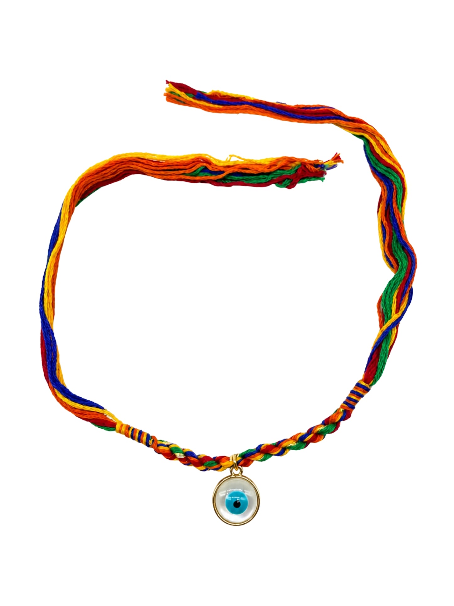 Round Evil Eye Rakhi Bracelet For Bhai Bhaiya Bro