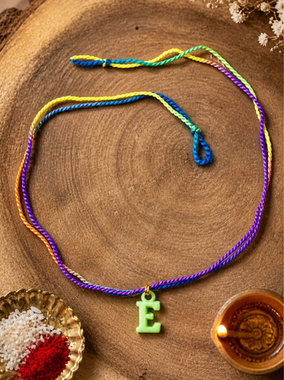A To Z Beads Letters Kids Rakhi Bracelet For Kids Bhaiya Bro Bhai Gift