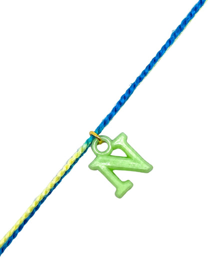 A To Z Beads Letters Kids Rakhi Bracelet For Kids Bhaiya Bro Bhai Gift