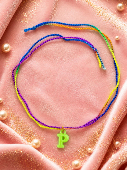 A To Z Beads Letters Kids Rakhi Bracelet For Kids Bhaiya Bro Bhai Gift