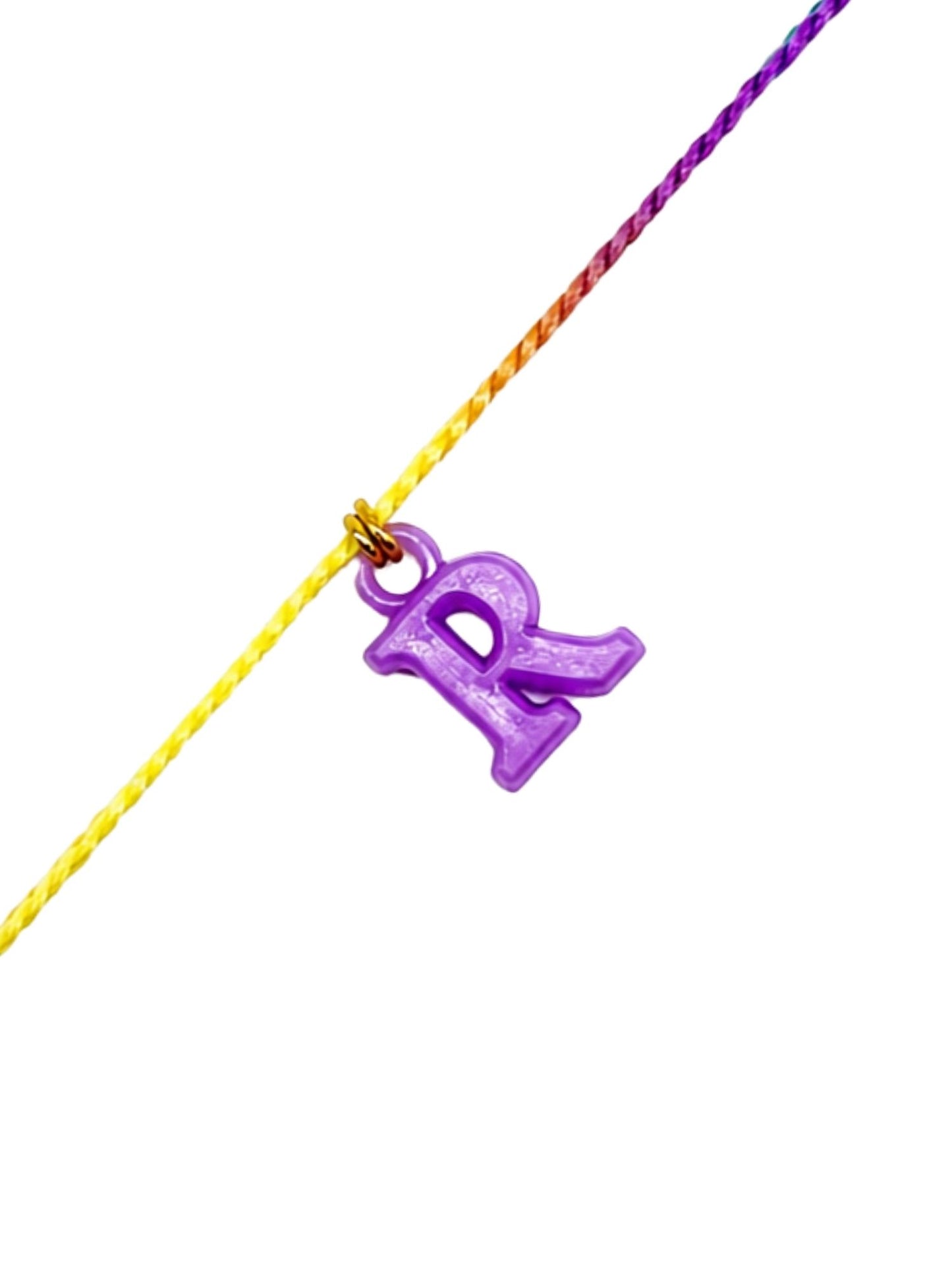 A To Z Beads Letters Kids Rakhi Bracelet For Kids Bhaiya Bro Bhai Gift