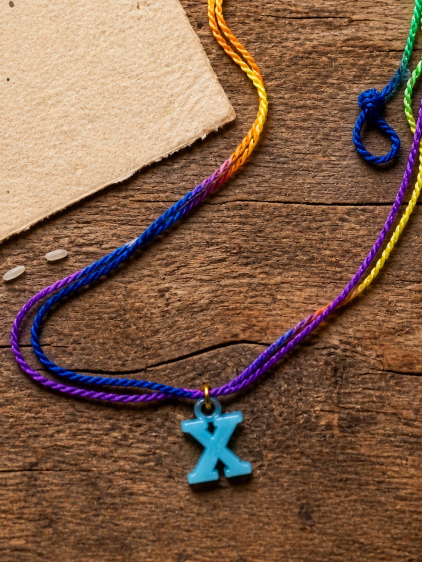 A To Z Beads Letters Kids Rakhi Bracelet For Kids Bhaiya Bro Bhai Gift