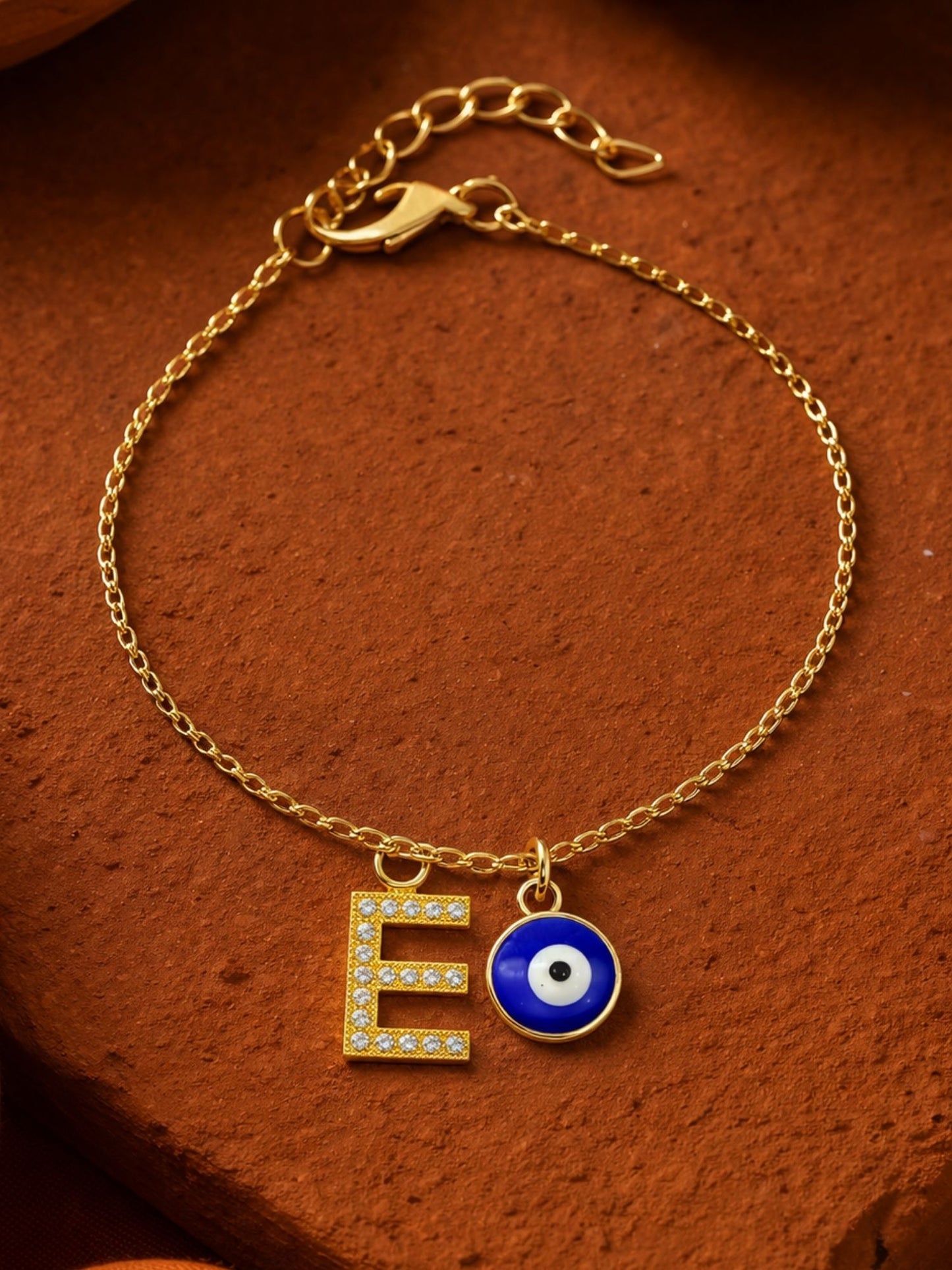 A TO Z Alphabet AD Initial Name Lumba Rakhi Bracelet For Bhaiya Bhabhi