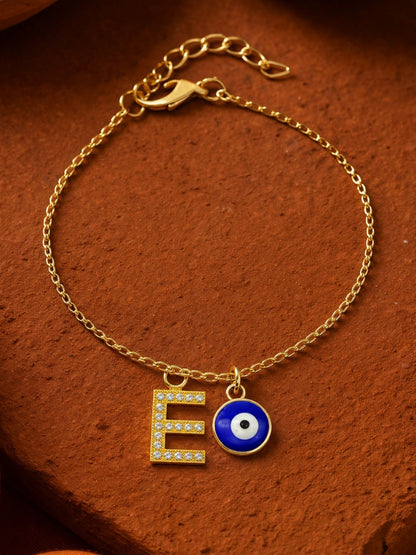 A TO Z Alphabet AD Initial Name Lumba Rakhi Bracelet For Bhaiya Bhabhi