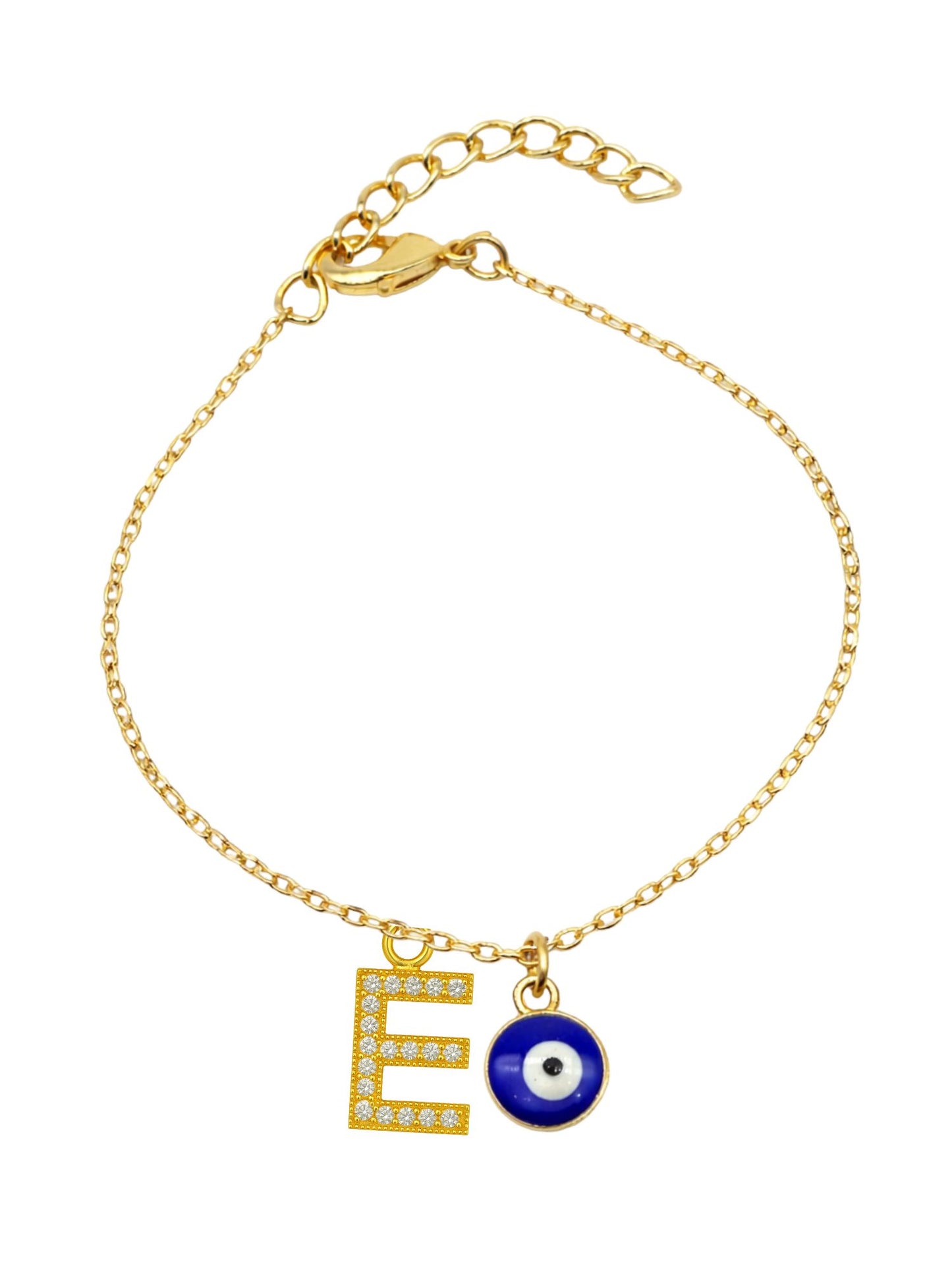 A TO Z Alphabet AD Initial Name Lumba Rakhi Bracelet For Bhaiya Bhabhi