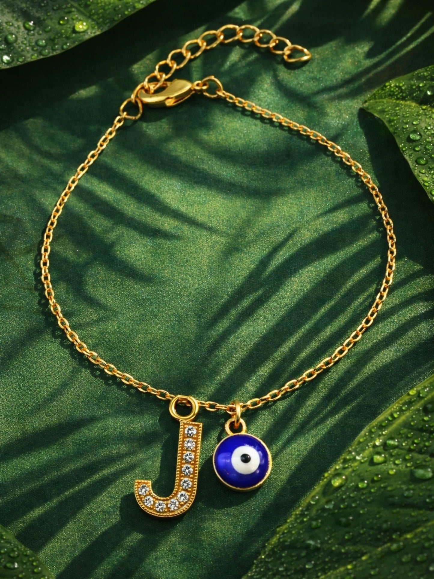 A TO Z Alphabet AD Initial Name Lumba Rakhi Bracelet For Bhaiya Bhabhi