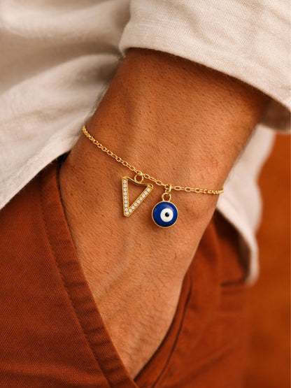 A TO Z Alphabet AD Initial Name Lumba Rakhi Bracelet For Bhaiya Bhabhi