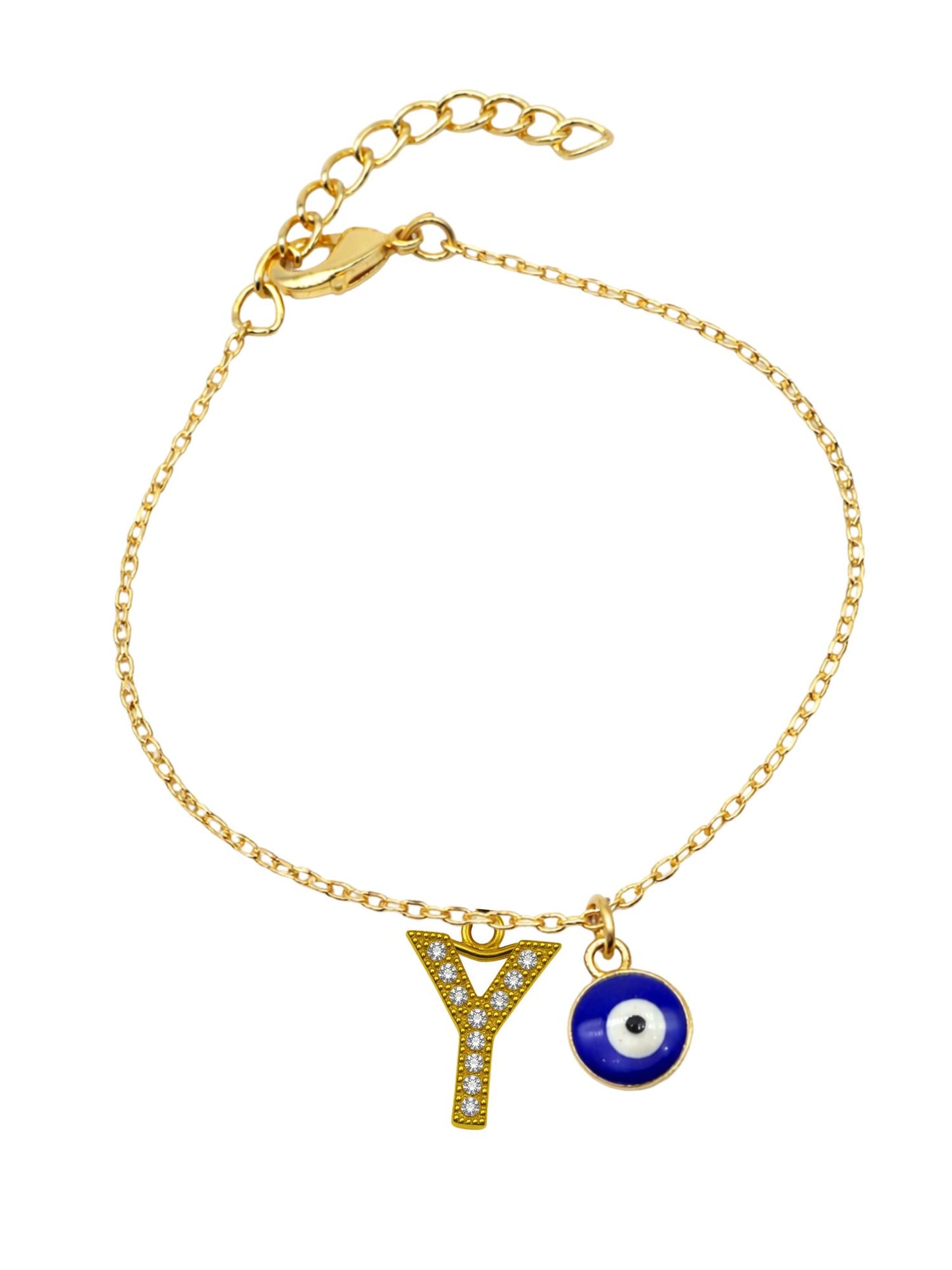 A TO Z Alphabet AD Initial Name Lumba Rakhi Bracelet For Bhaiya Bhabhi