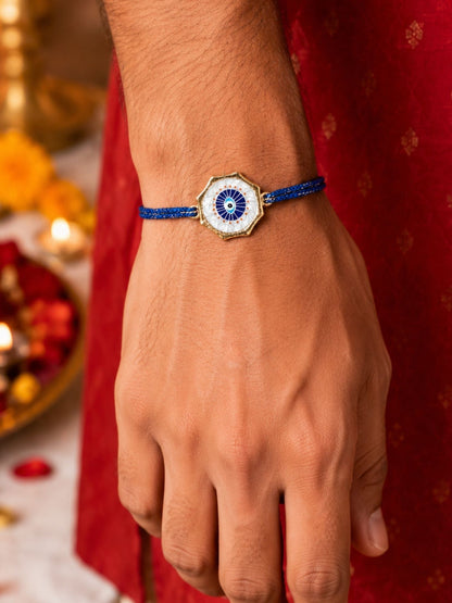 Blue Evil Eye Rakhi for Brother | Nazar Rakhi