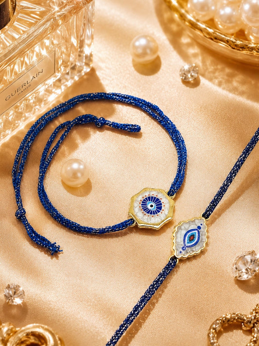 (Set of 2) Evil Eye Rakhi Combo for Brother