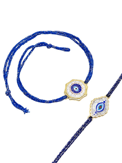 (Set of 2) Evil Eye Rakhi Combo for Brother