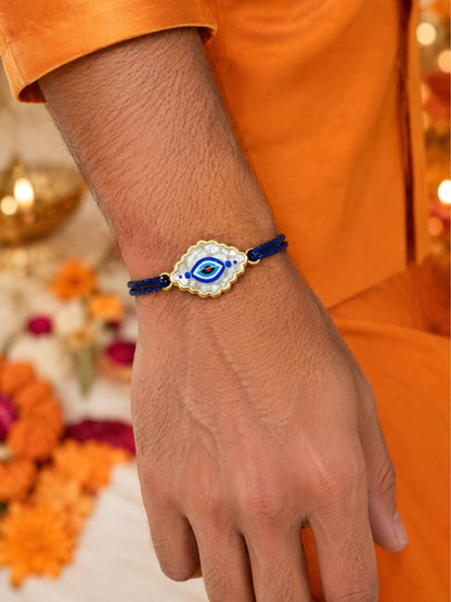 Blue Evil Eye Rakhi for Bhai | Nazar Rakhi