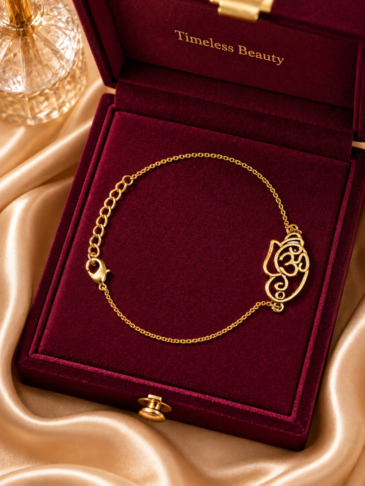 Ganesh & Om Rakhi Bracelet for for Brother Bhai